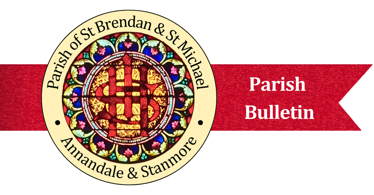 Sunday 18 October 2026 | Bulletins | Parish of St Brendan and St ...